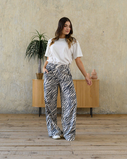 Pantalón Cande Eliza Zebra