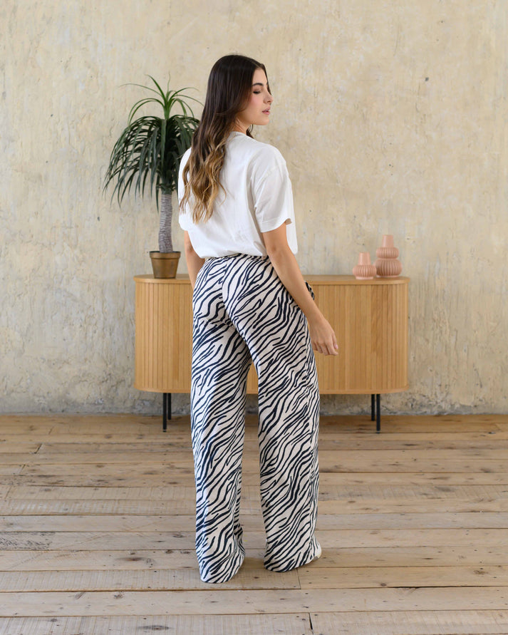 Pantalón Cande Eliza Zebra