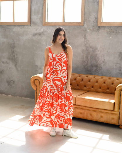 Vestido Marcia Orange